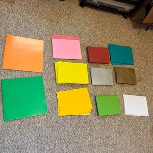 ENVELOPE& PAPER LOT// 9 DIFFERENT COLORED ENVELOPES& 2 BLANK PAPER BOOKS// NWT